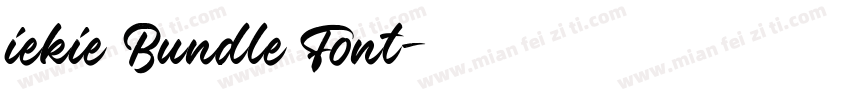 iekie Bundle Font字体转换